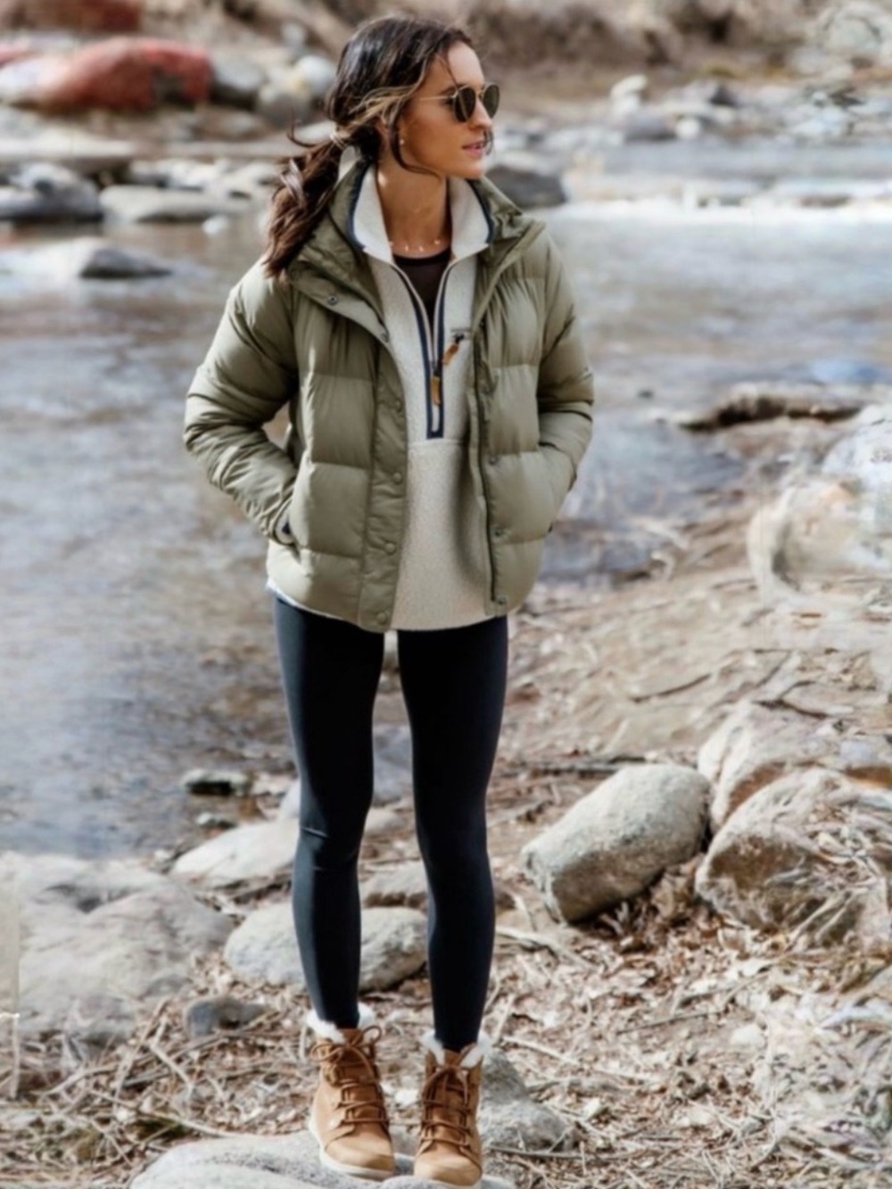 Patagonia Silent Down Jacket Puffer Basin Green M